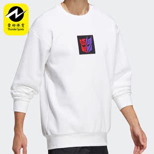 Adidas/阿迪达斯正品变形金刚联名男女运动圆领套头卫衣HM7450