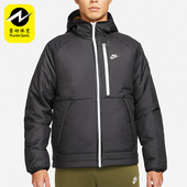 耐克正品 休闲男子时尚 运动拼接防风保暖连帽棉服 Nike DD6858 010