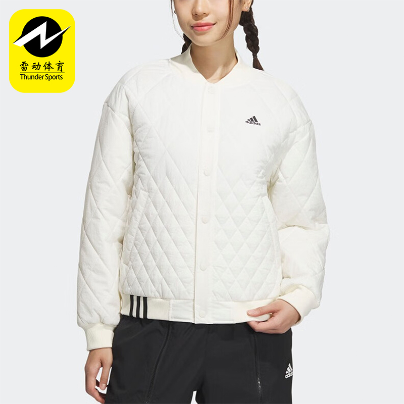 Adidas/阿迪达斯正品新款女子防风保暖运动棉服IK7630
