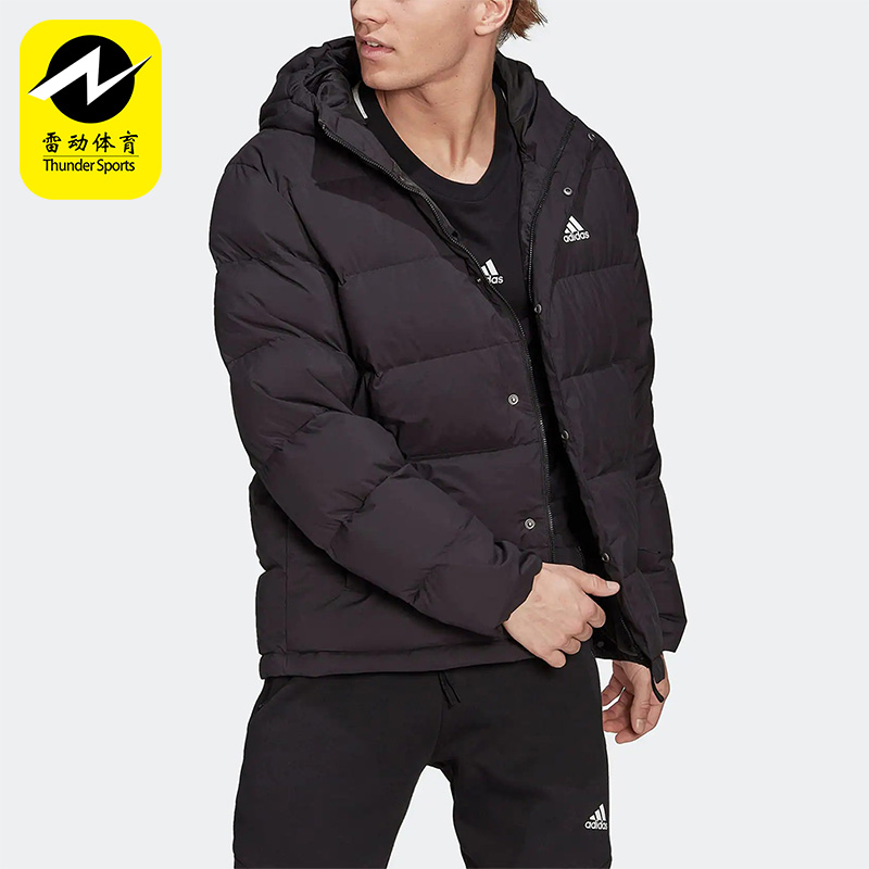 阿迪达斯休闲羽绒服外套
