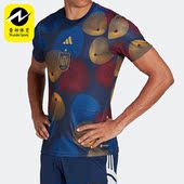 球衣 西班牙队热身男子足球透气短袖 HF1421 阿迪达斯正品 Adidas