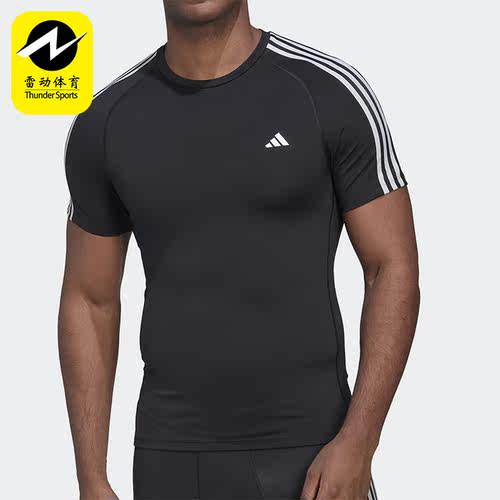 Adidas/阿迪达斯正品夏季新款男子运动休闲舒适透气短袖T恤HD3525