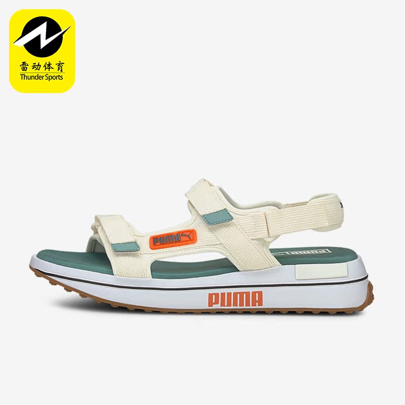Puma/彪马正品新款男女舒适休闲轻便魔术贴沙滩鞋凉鞋372318-05