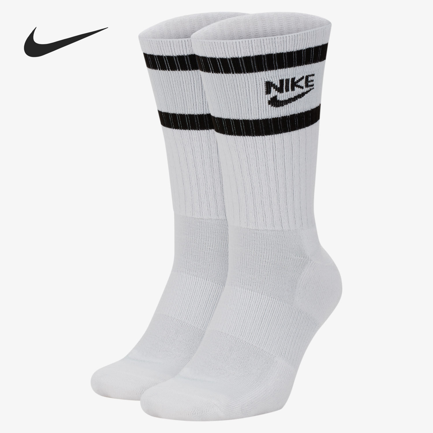 nike/耐克正品 2020秋季男袜女袜新款2双装长筒袜子高帮袜 sk0205