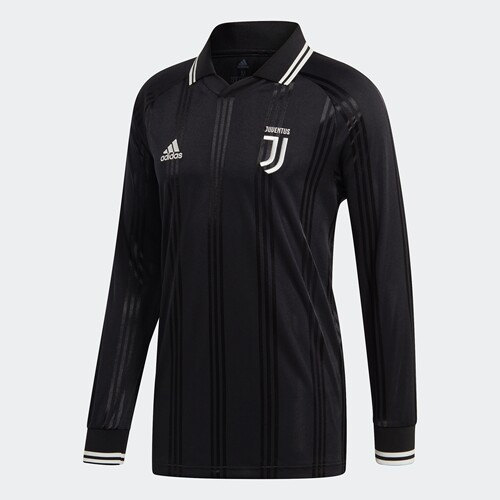 Adidas/阿迪达斯正品JUVE ICONS TEEL男子尤文图斯长袖T恤 DX9212