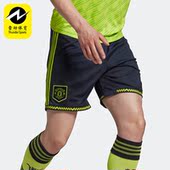 阿迪达斯正品 曼联足球男子透气运动短裤 MUFC SHO HE2980 Adidas