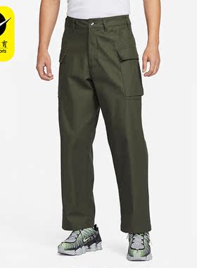 Nike/耐克正品新款男子侧口袋直简休闲潮流工装长裤FJ0324-325