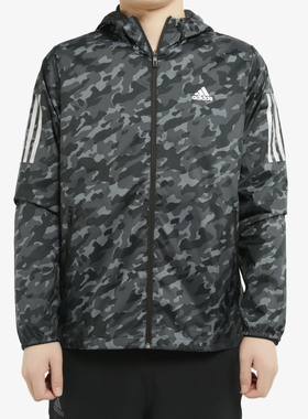 Adidas/阿迪达斯正品男装新款运动服休闲透气外套 EH3803