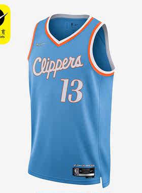 Nike/耐克正品新款乔治泡椒快船队男子篮球无袖球衣DB4031-463