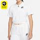耐克正品 T恤 春季 Nike 新款 女子运动透气翻领短袖 DM6465 100