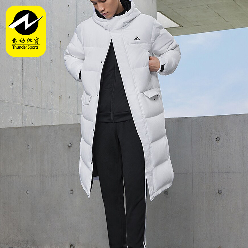 Adidas/阿迪达斯男士长款羽绒服