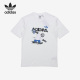 男子圆领印花短袖 Adidas 新款 三叶草夏季 HB2740 阿迪达斯正品