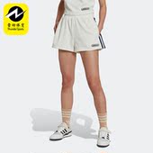 女子透气休闲运动短裤 Adidas 新款 三叶草夏季 HL6583 阿迪达斯正品