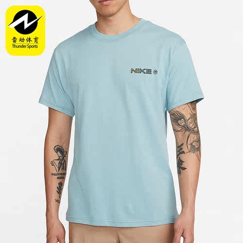 Nike/耐克正品新款男子舒适LOGO背面印花运动休闲短袖 DR7762-494