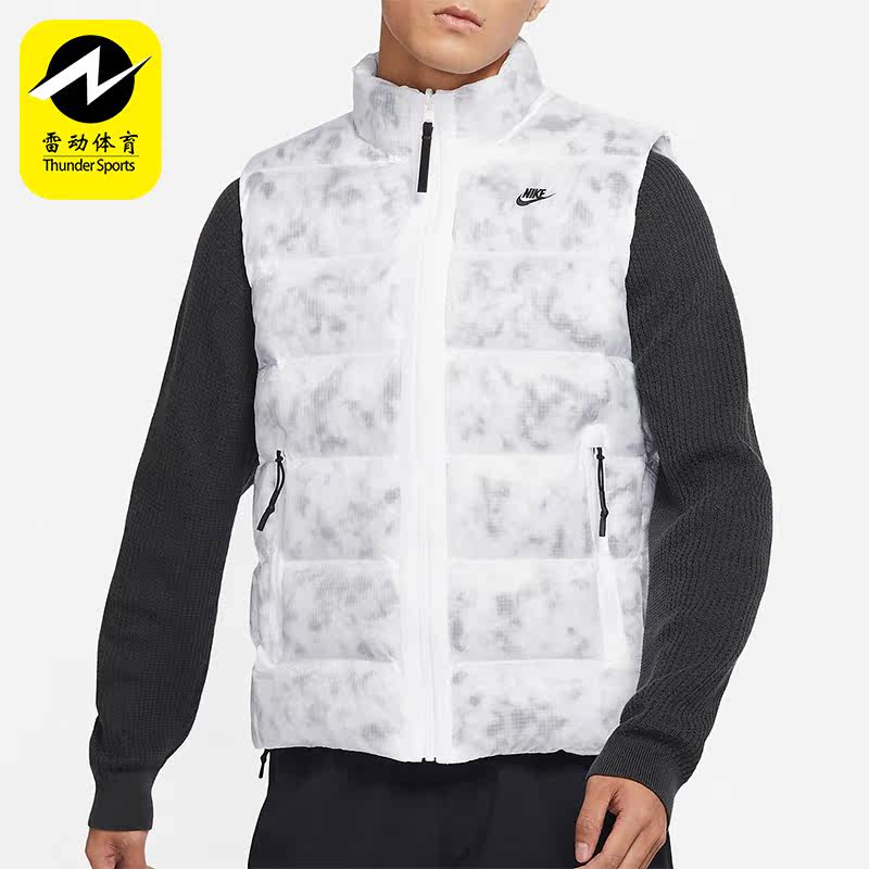 Nike/耐克正品休闲 男子时尚运动立领防风保暖棉马甲 DN2818-100