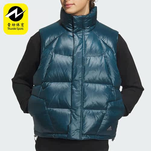 阿迪达斯正品男子羽绒马甲