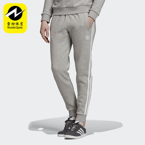 Adidas/阿迪达斯正品三叶草新款男子运动休闲加绒保暖长裤 ED6024