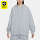 女子时尚 新款 宽松针织连帽休闲外套HF0422 耐克正品 Nike