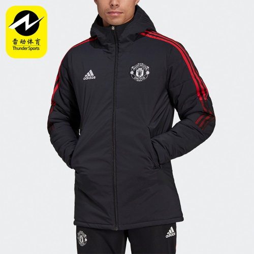 阿迪达斯男子足球运动棉服