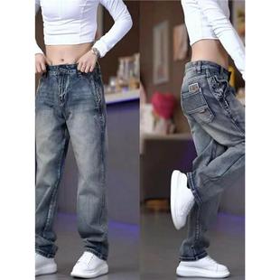 F复古潮牌痞帅宽松阔腿牛仔裤 新织序衣舍秋季 美式 男士 新款