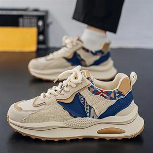 秋新款 百搭厚底增高运动老爹鞋 阿甘鞋 时尚 男款 万载优禾严选男鞋