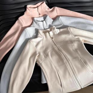 聚崇尚潮流优品双面奥粒绒立领卫衣外套女秋冬爆款2025款保暖上衣