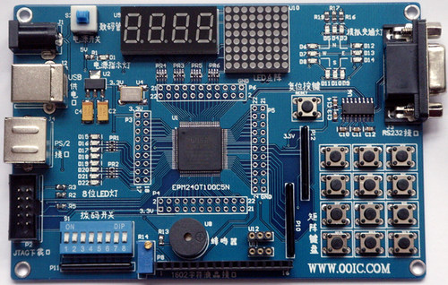 EPM240开发板+入门影片 CPLD开发板 FPGA开发板 EPM240T100C5N