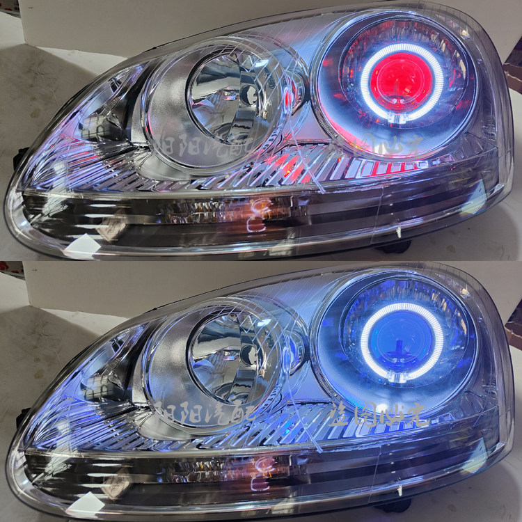 适用老速腾改装大灯总成透镜氙气灯led天使恶魔泪眼日行灯远光炮,汽车零部件/养护/美容/维保,汽车车灯透镜,淘宝优惠券,粉丝福利购,淘宝优惠卷