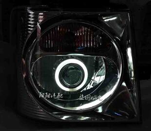 东风小康V27 透镜天使眼氙气灯led日行灯汽车透 V27L大灯总成改装
