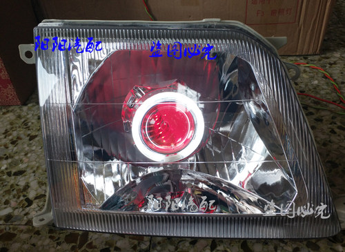 老款霸道3400改装日行灯透镜天使眼普拉多2700 LC95大灯总成