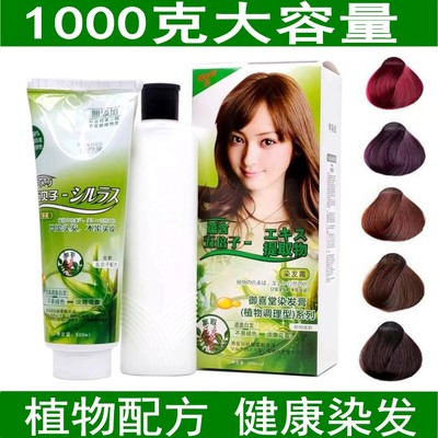 五贝子植物染发剂1000g盖白发