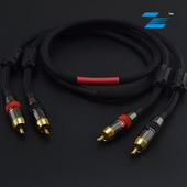 发烧级汽车载2二对二纯铜RCA双莲花头信号音频线红白功放箱音响线