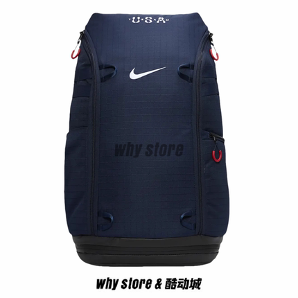 Nike 耐克美国队精英篮球运动健身学生书包电脑双肩包 FZ6371-451