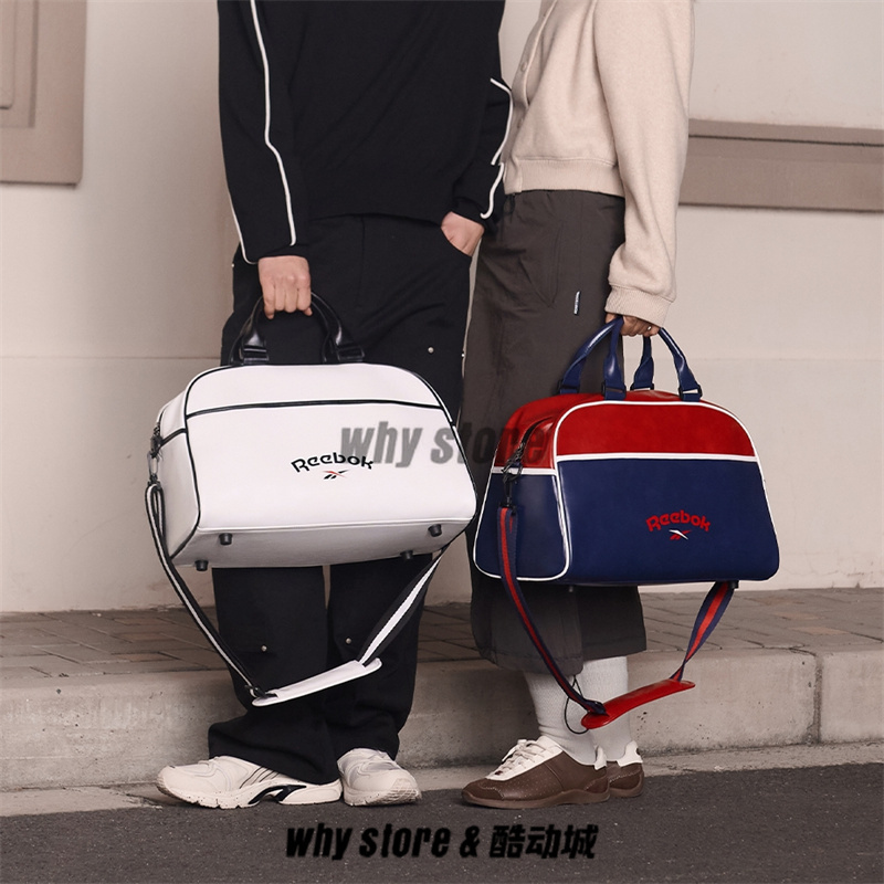 锐步男女运动休闲斜跨单肩包