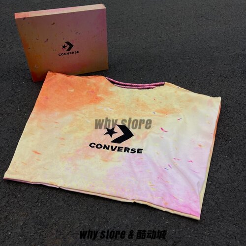 Converse匡威多巴胺扎染单肩包