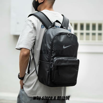Nike耐克男女学生休闲运动通勤防泼水电脑包双肩书包DN3592-010