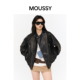 MOUSSY Cozy Fit牛仔铆钉挂件零钱包耳机包迷你圆筒小包