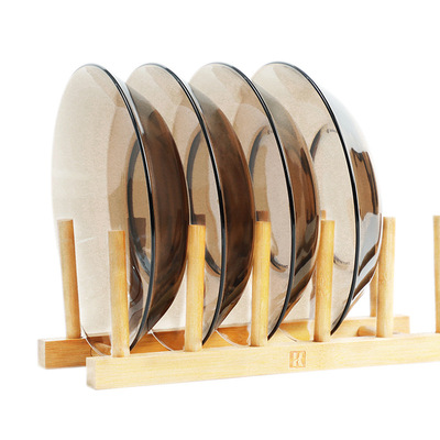 法国进口DURALEX多莱斯钢化玻璃西餐盘4个21cm沙拉盘面包盘菜盘