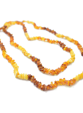 Bossoir手工制造140cm琥珀项链