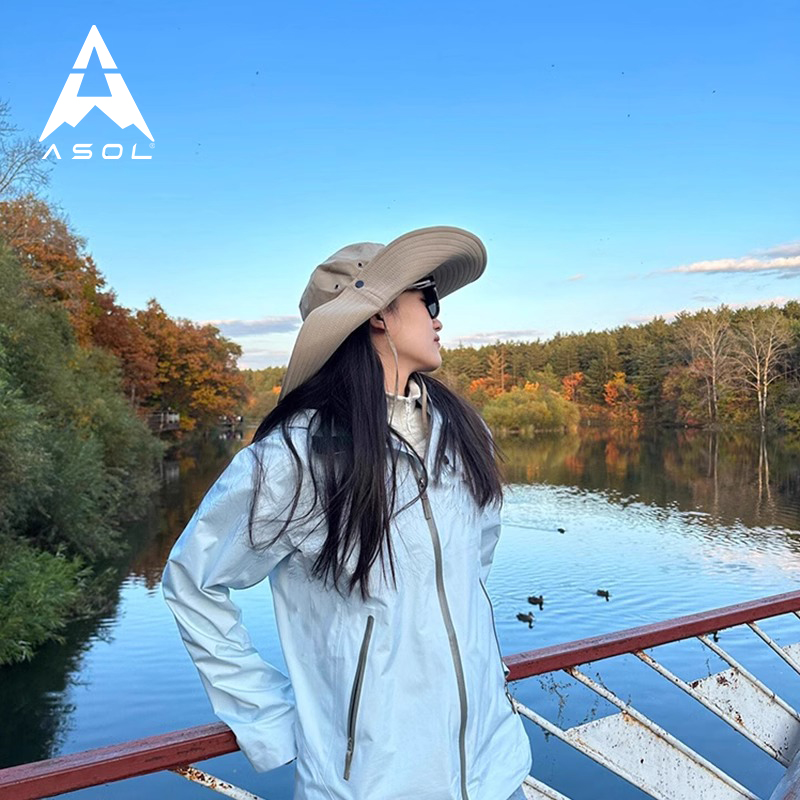 ASOL冲锋衣情侣款防水夹克外套