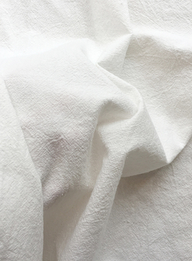 ins白色背景布棉麻纹理背景布摆拍韩国白布野餐布背景拍摄道具