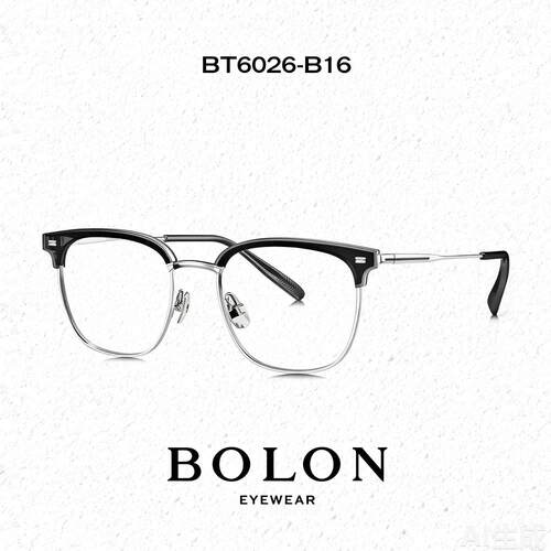【防伪可查】BOLON暴龙β钛全框圆形眼镜BT6026镜眶可配镜折扣店