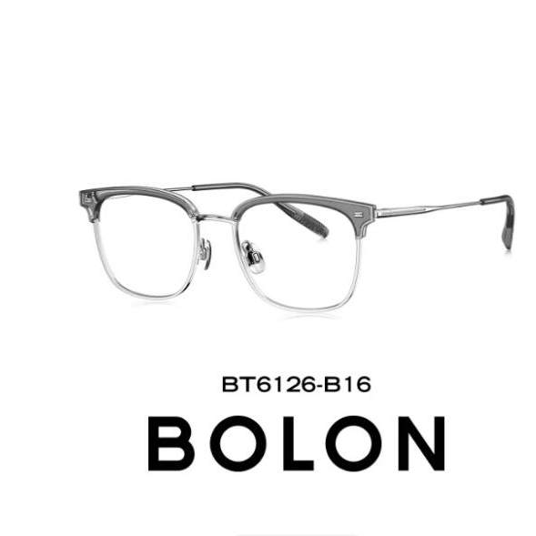 【防伪可查】BOLON暴龙β钛全框BT6126镜眶圆形眼镜可配镜折扣店