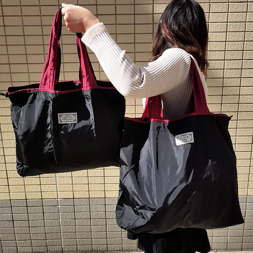 抽绳便携大容量购物袋环保大容量