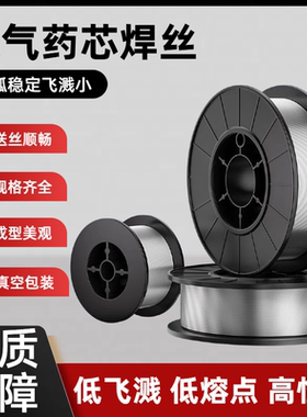 E71T-GS药芯无气自保护焊丝0.8/1.0不用气二保焊机1-5公斤丝盘