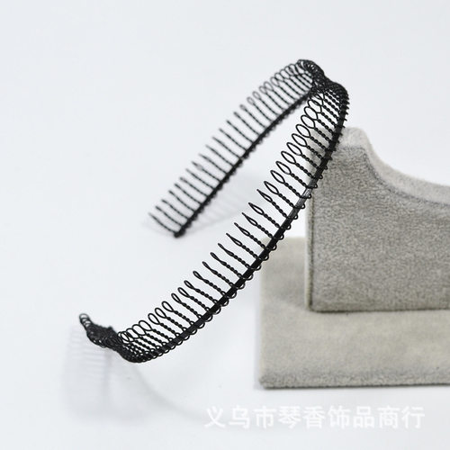 碎发带齿发箍男女奶奶洗脸发箍老太太老人铁头箍83齿80齿31齿发箍
