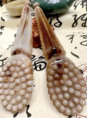 天然牛角莲蓬面部刮痧板美容棒