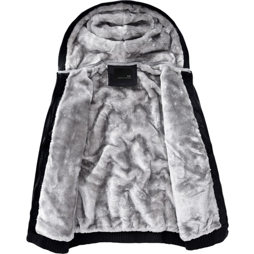 冬季外套杰不凡加绒加厚开衫