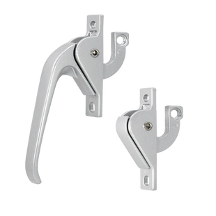 塑钢门窗老式铝合金平开窗户上下联动执手外开窗传动把手连杆锁扣