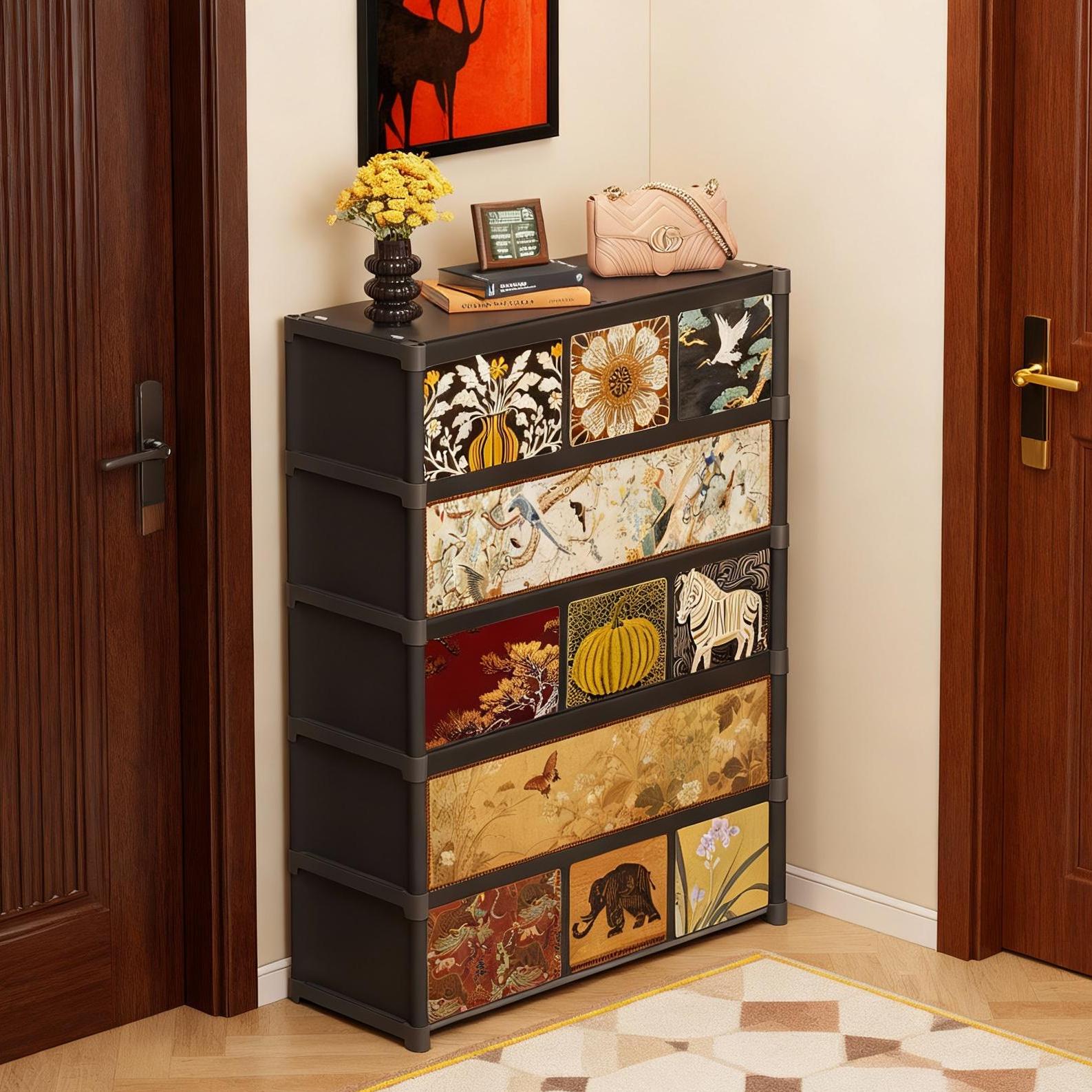 带门防尘！一款有颜值的租房鞋架